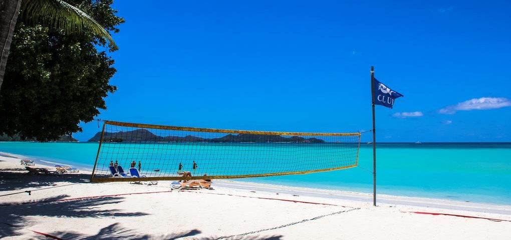 Côte d'Or Praslin Seychelles Sport spiaggia
