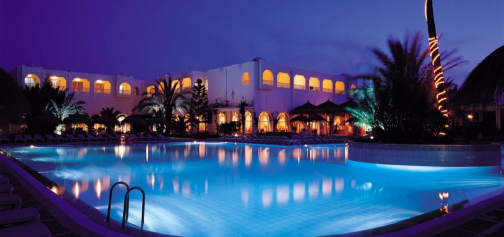 Valtur Djerba Golf Resort & Spa pool night